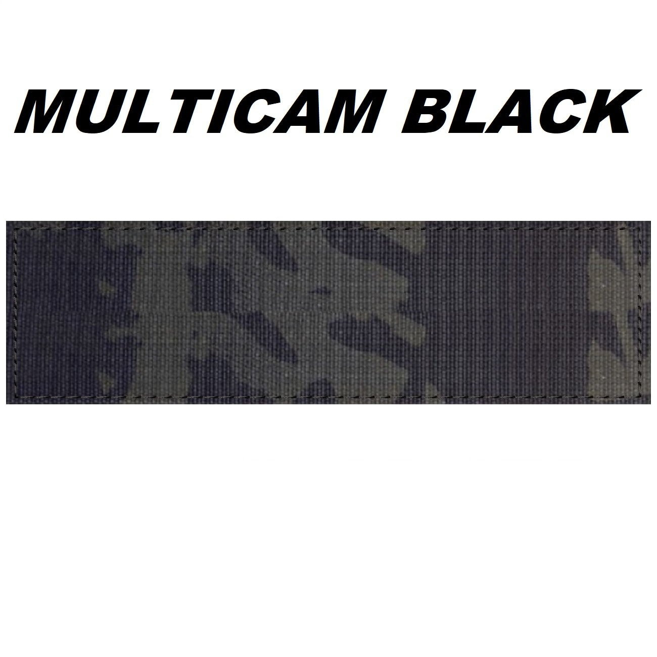 Huge 2 x 7 inch Custom NameTape OCP ACU USMC NAVY Marine Black Uniform Camo Hook Fastener & Iron Tactical Name Patch (Upto 2 lines)