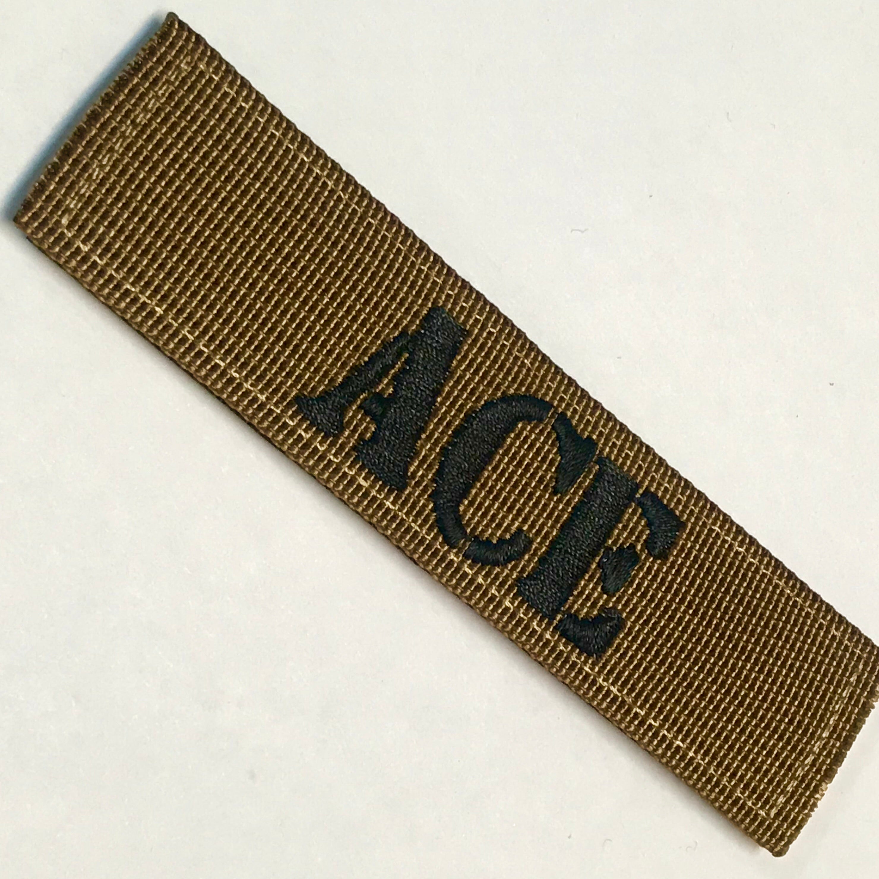 1x4 inch Custom NameTape OCP ACU ABU USMC NAVY Kryptek Arid Nomad Typhon Alpine Highlander Woodland Black Uniform Camo Hook Fastener & Iron on