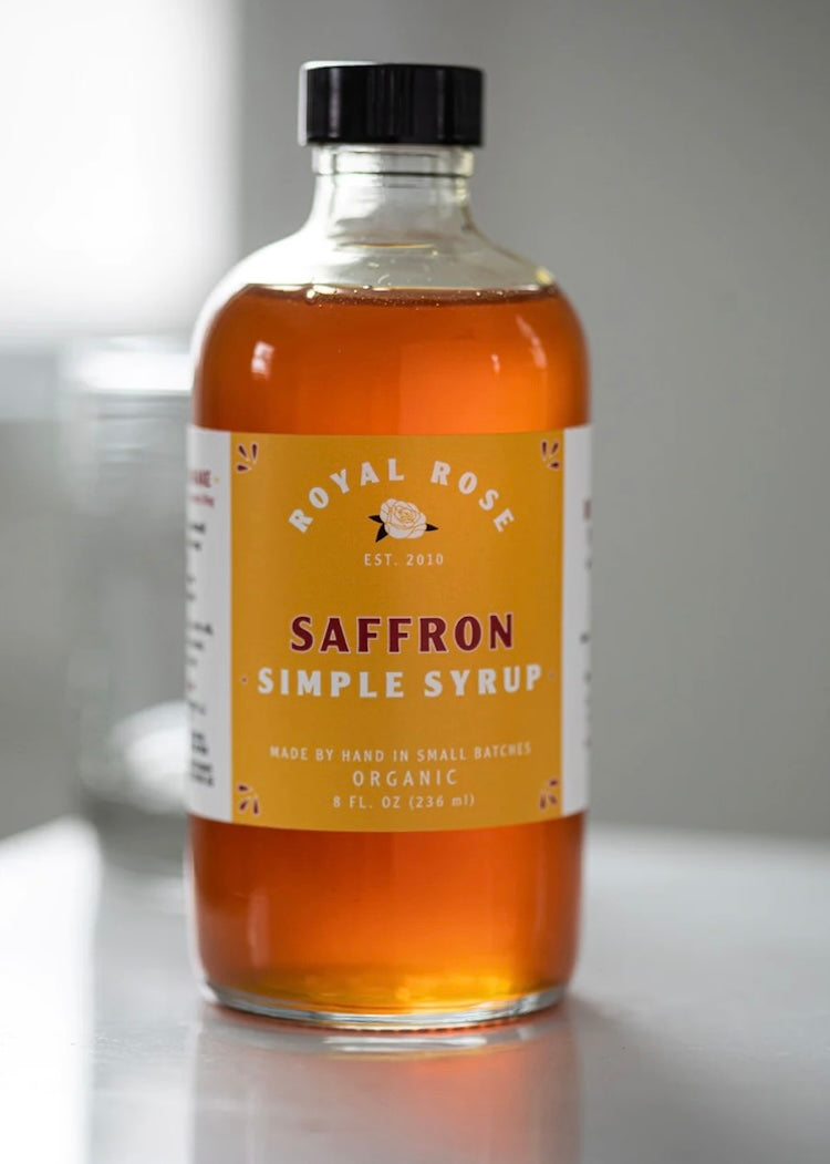 Royal Rose | Saffron Organic Simple Syrup