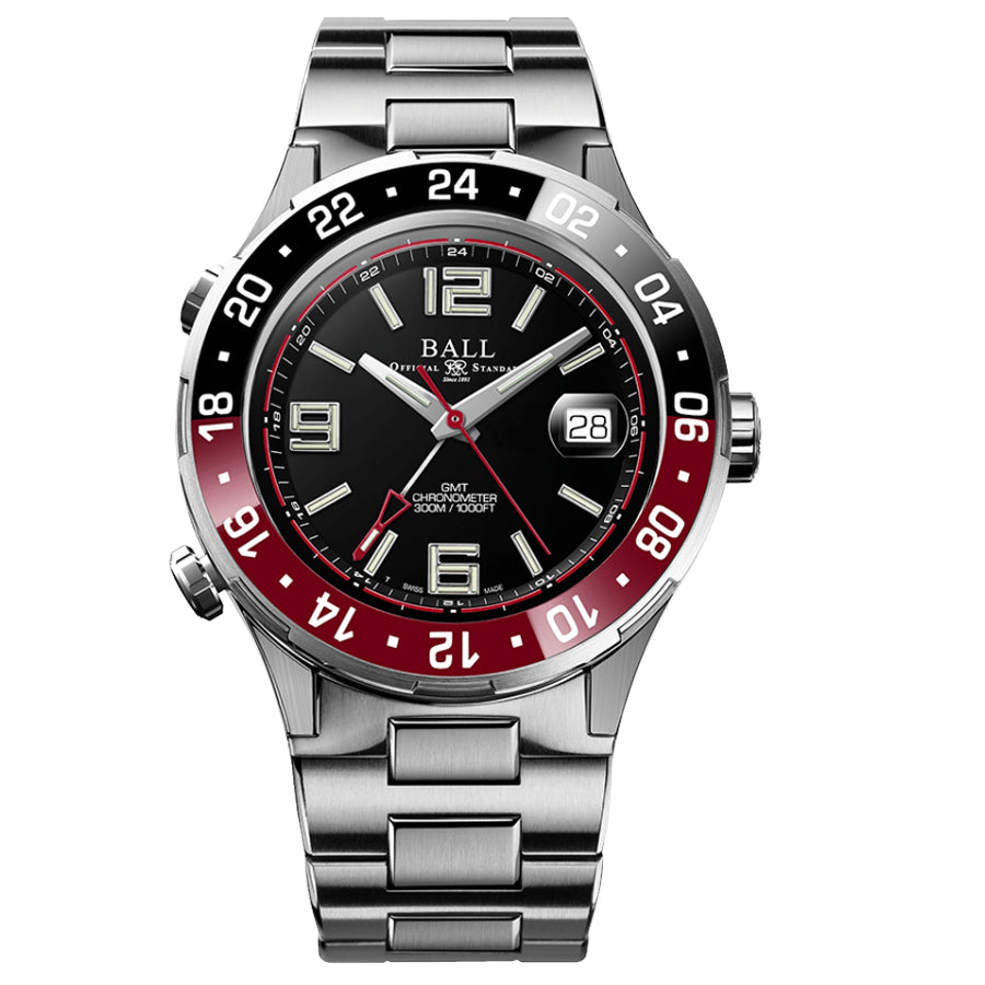 BALL ROADMASTER MARINE GMT 40MM LIMITED EDITION DG3038A-S1C-BK