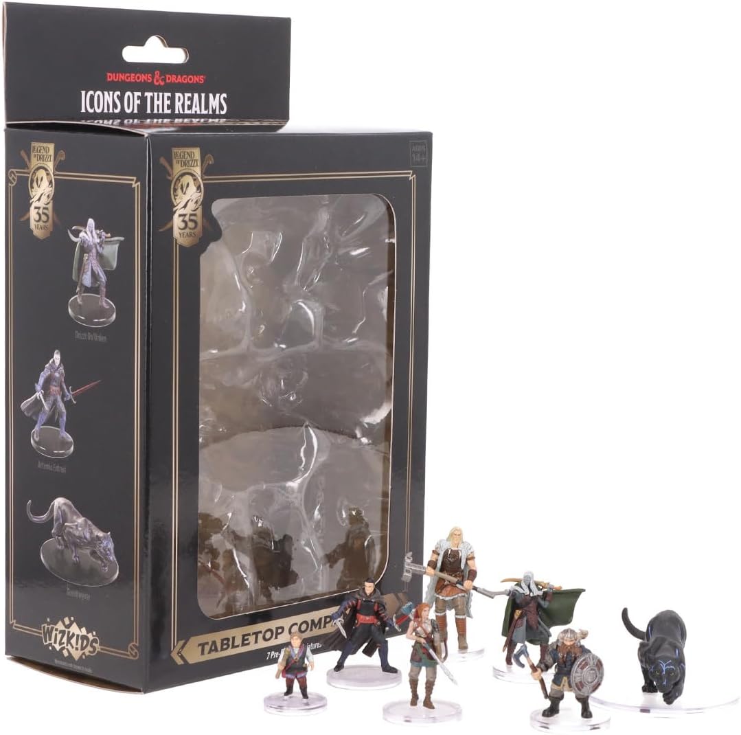 Dungeons & Dragons The Legend of Drizzt 35th Anniversary: Tabletop Companions Boxed Set