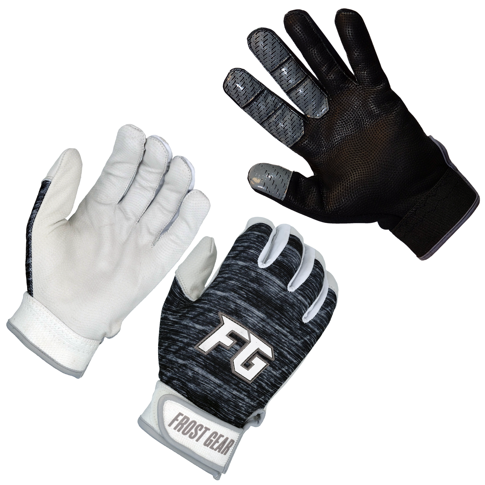 FG Package Deal: Baseball Throwing Glove & Pair of Batting Gloves