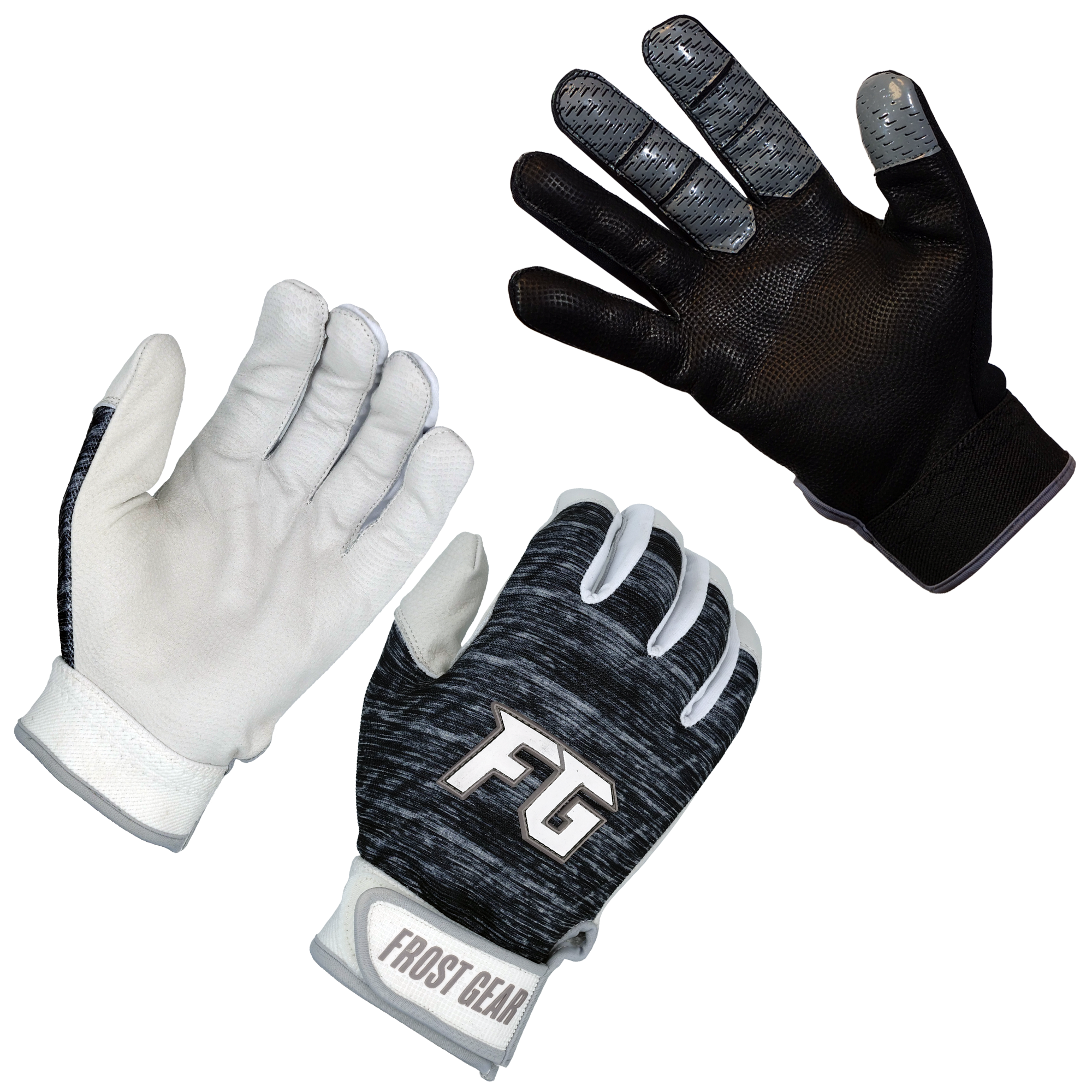 FG Package Deal: Baseball Throwing Glove & Pair of Batting Gloves
