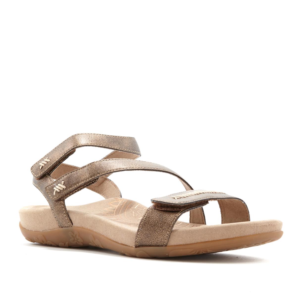 Aetrex Gabby Quarter-Strap Sandal