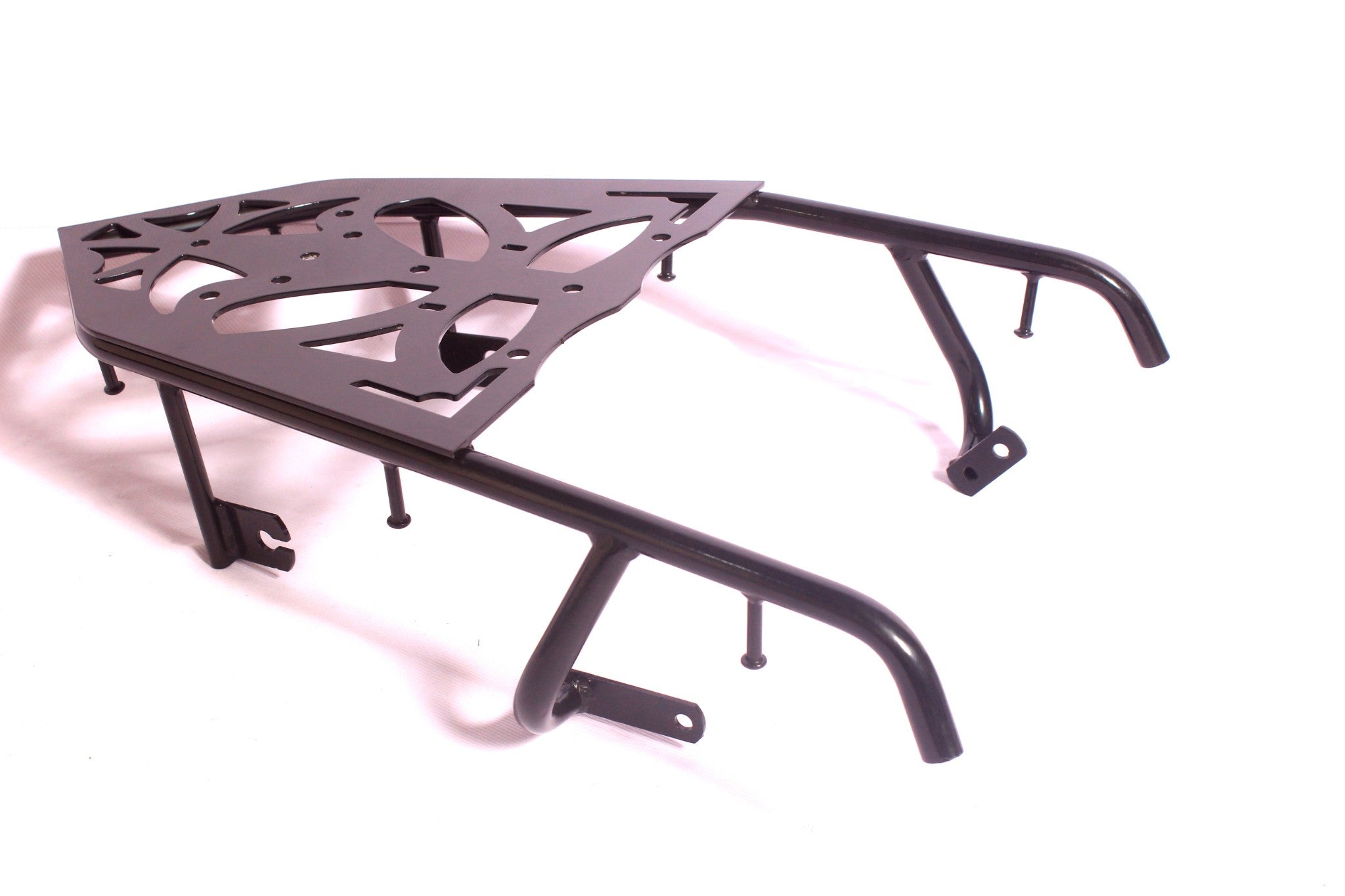 Black Off Road Rear Tail Rack Back Shield Luggage Rack For YAMAHA TW200 1987-08