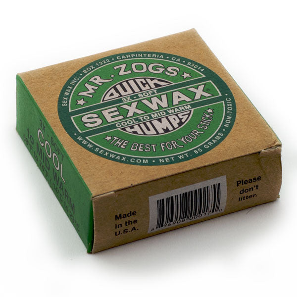 Mr Zogs Sex Wax, Surf Wax Quick Humps Formula (3 Pack)