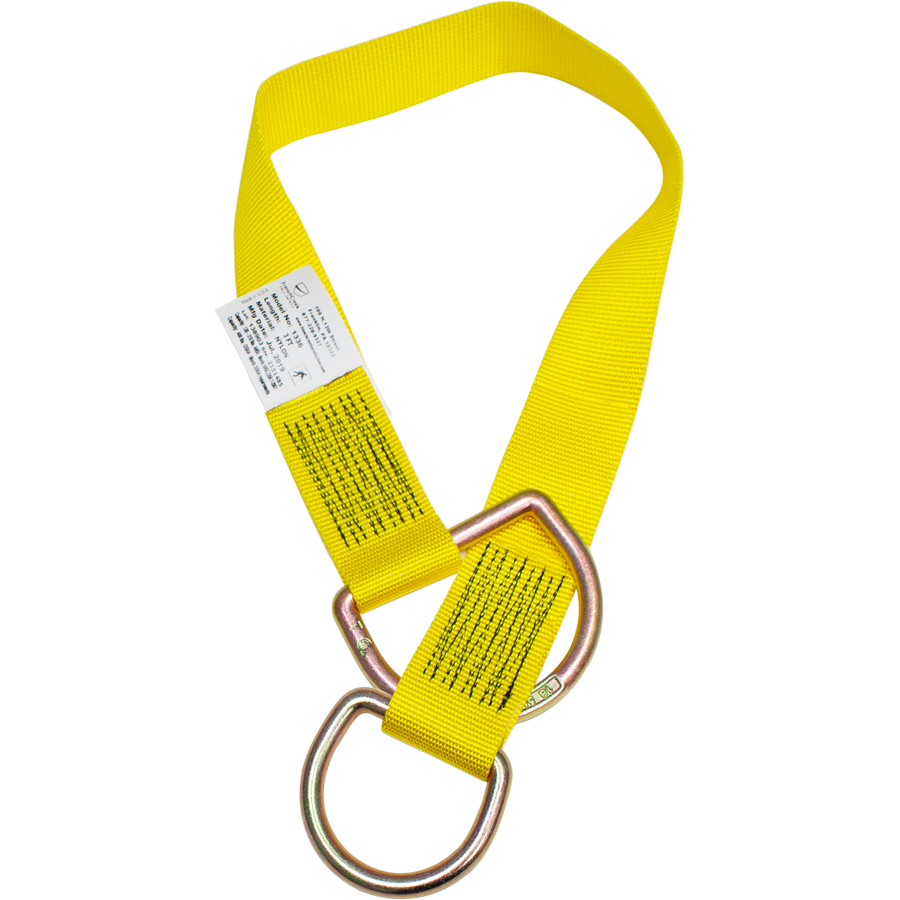 VIP 1324-12WP - French Creek 12 ft Double D-ring tie-off strap with 3