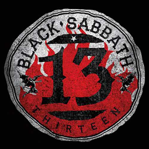 Black Sabbath 13 Flame Drink Coaster