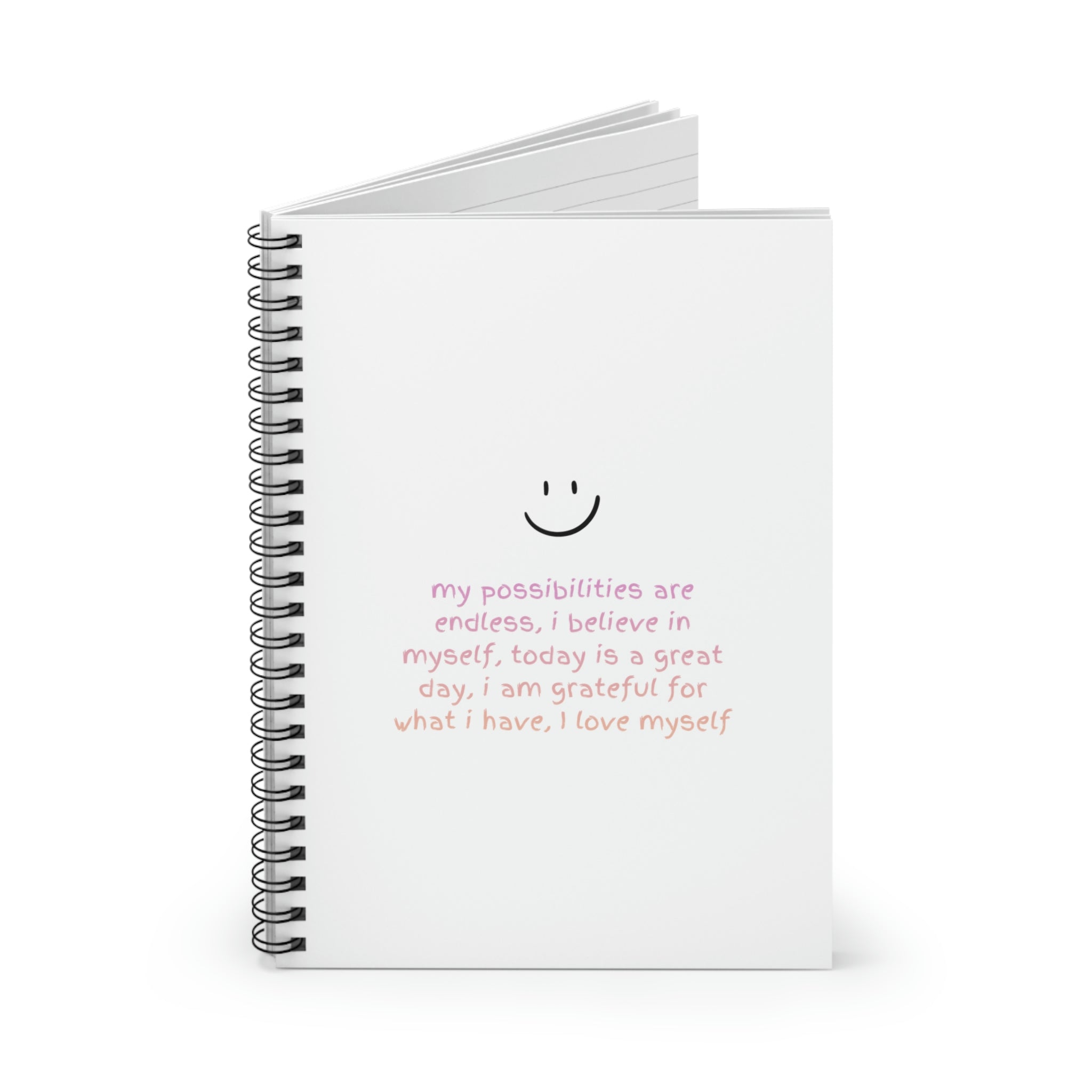 Positive Affirmations Spiral Notebook