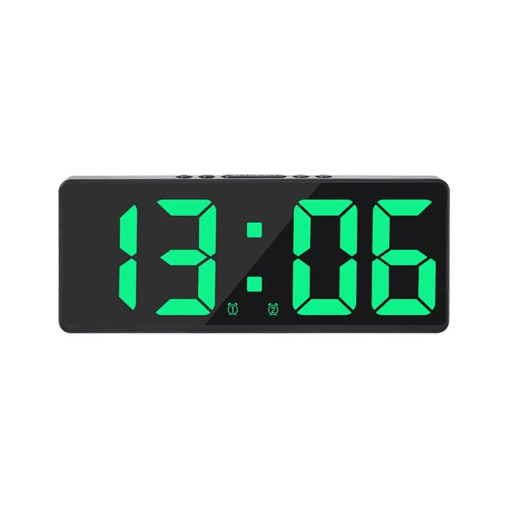 LED Temperature Calendar Alarm Clock