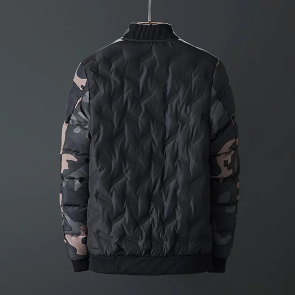 Mens Camouflage Bomber Jacket