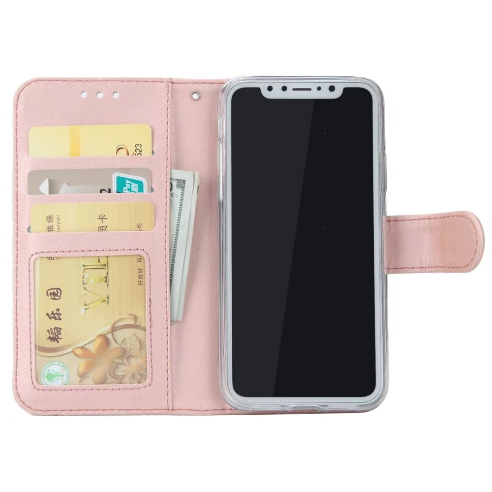 Magnetic Detachable Wallet Card Holder Case for iPhone