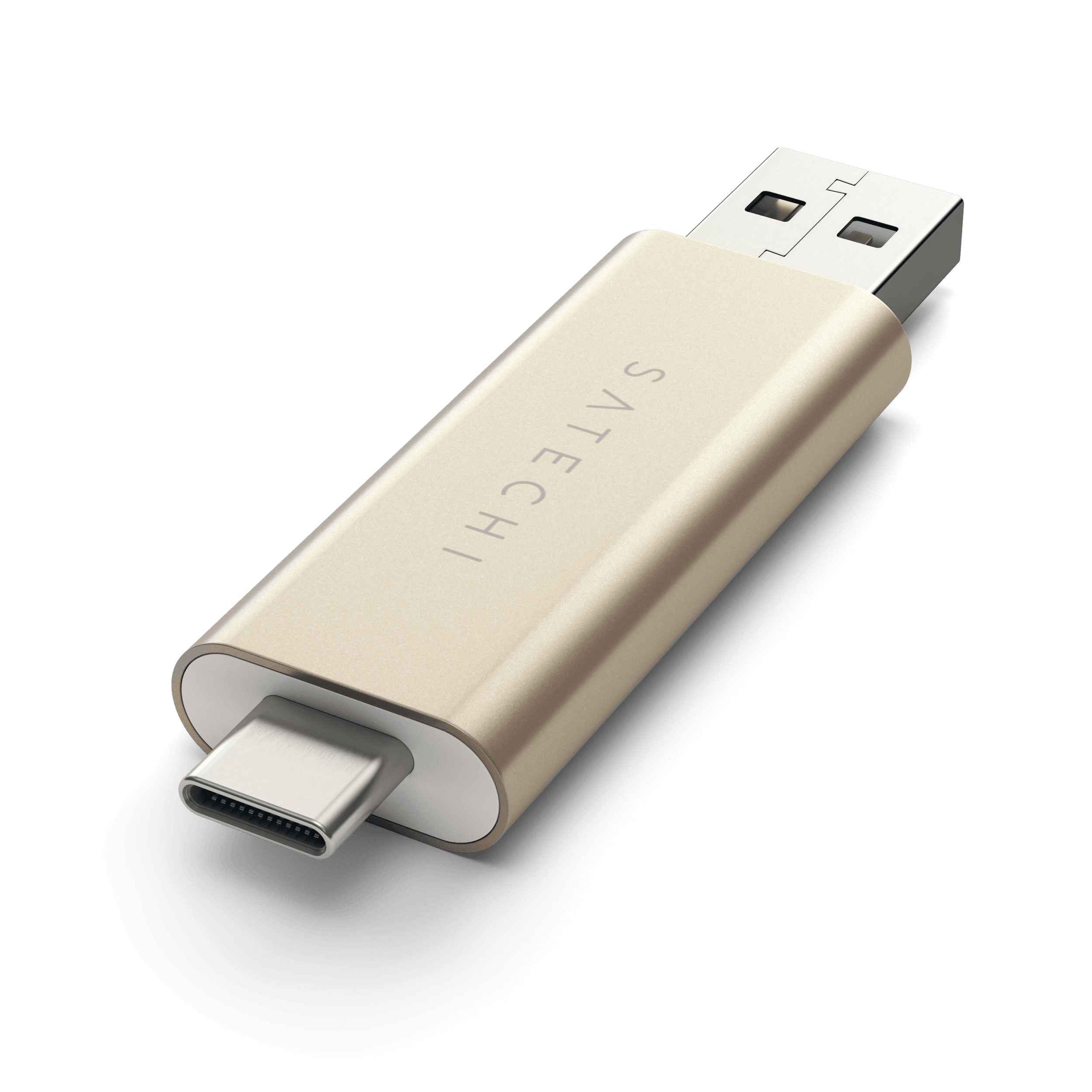 Aluminum Type-C USB 3.0 and Micro/SD Card Reader