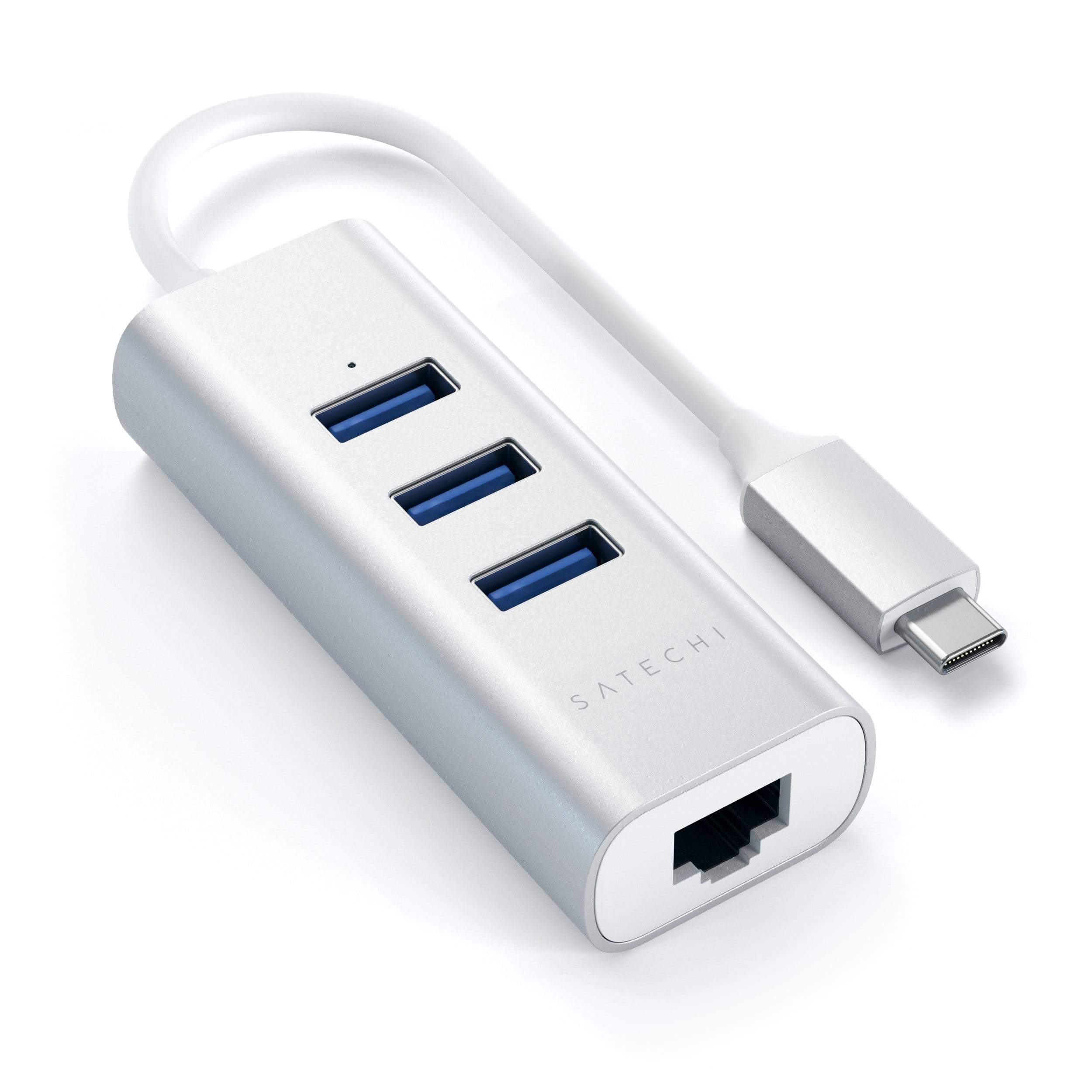 Type-C 2-in-1 USB Hub with Ethernet