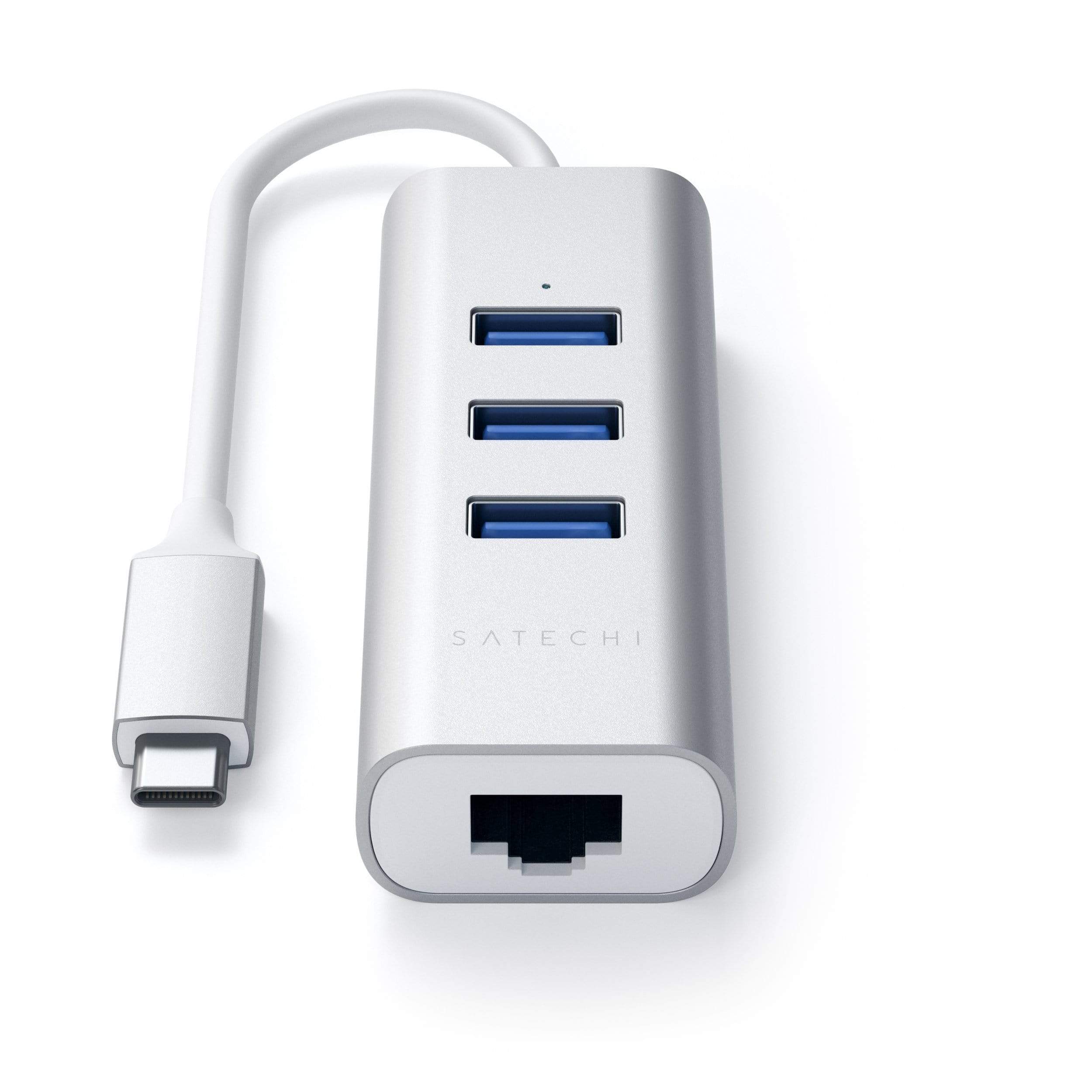 Type-C 2-in-1 USB Hub with Ethernet