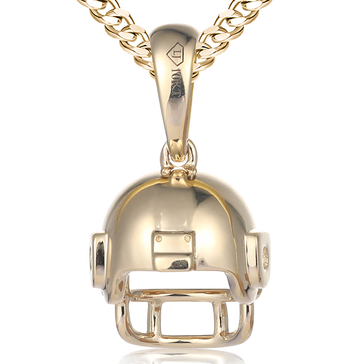 Micro American Football Helmet Charm