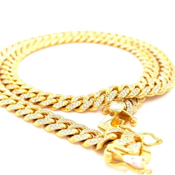 Diamond Miami Cuban Link Necklace 8mm 16ctw