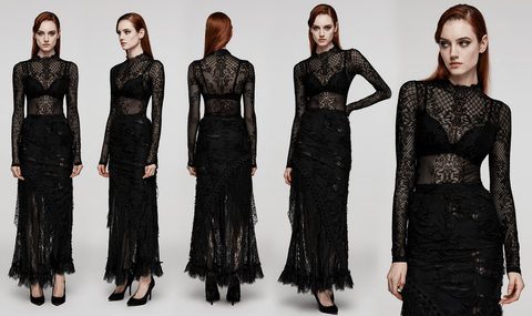 Women's Gothic Totem Mesh Shirt