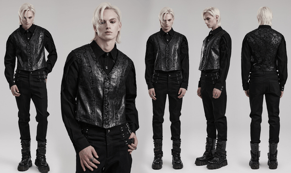 4 Latest Punk Rave Men’s Waistcoats&Vests