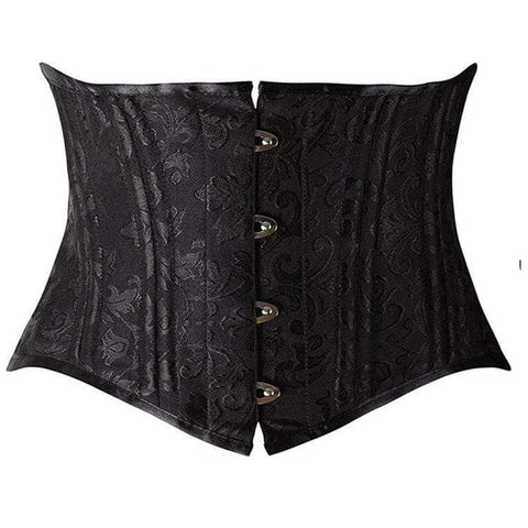 Women's Gothic 24-steel boned Floral Underbust Corsets