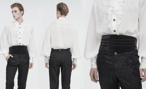 Men's Gothic Braided Buckle Girdle