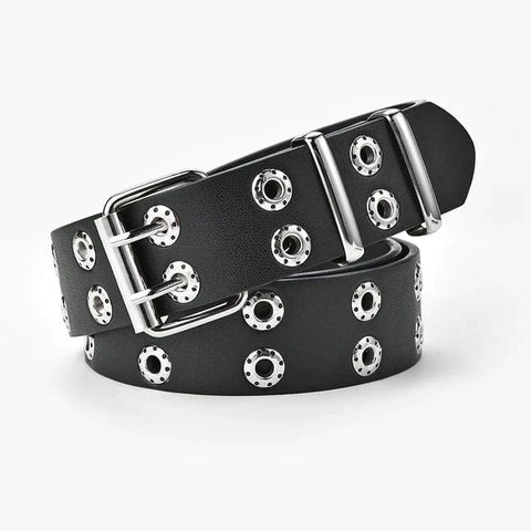 Men's Punk Metal Circle Belt