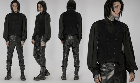 How to Style Men's Gothic Vests for Gothic Vampire Costumes