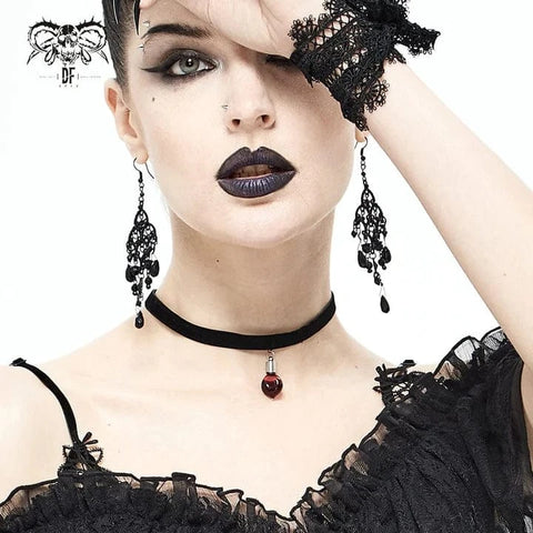 Women's Gothic Blood Velet Choker