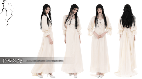 Women's Steampunk Off Shoulder High-low Dress