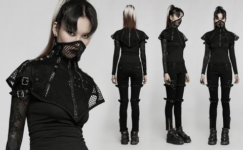 Women's Punk Mesh Cape