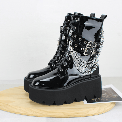 Punk 2025 platform boots