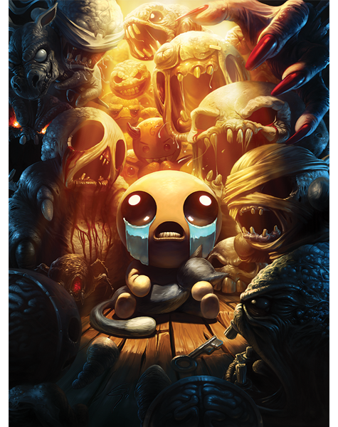  The Binding of Isaac Afterbirth+ Title Poster 