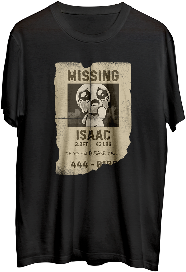  The Binding of Isaac: Missing Isaac T-Shirt 