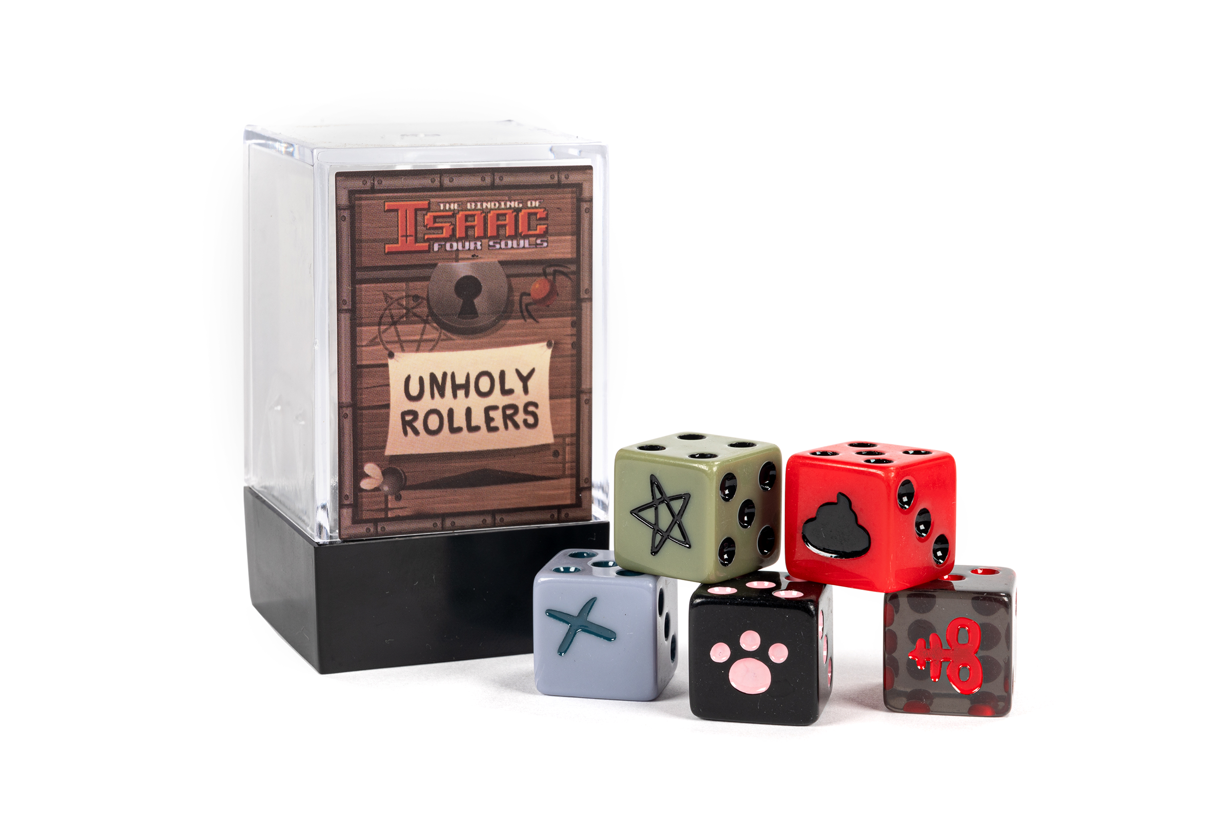  The Binding of Isaac: Four Souls Unholy Rollers Dice Set 