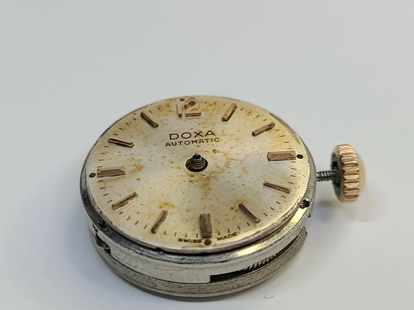 Doxa Automatic Caliber 105 7 1/4 Watch Movement with dial