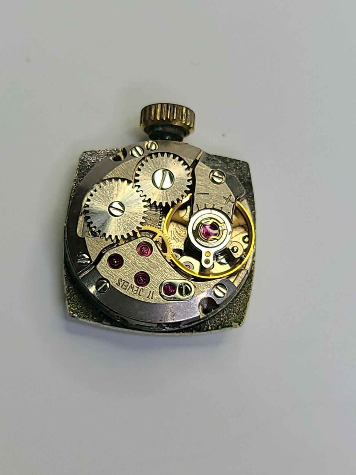 ETA 2442 Diseta Watch Movement 17 Jewels with dial and hands