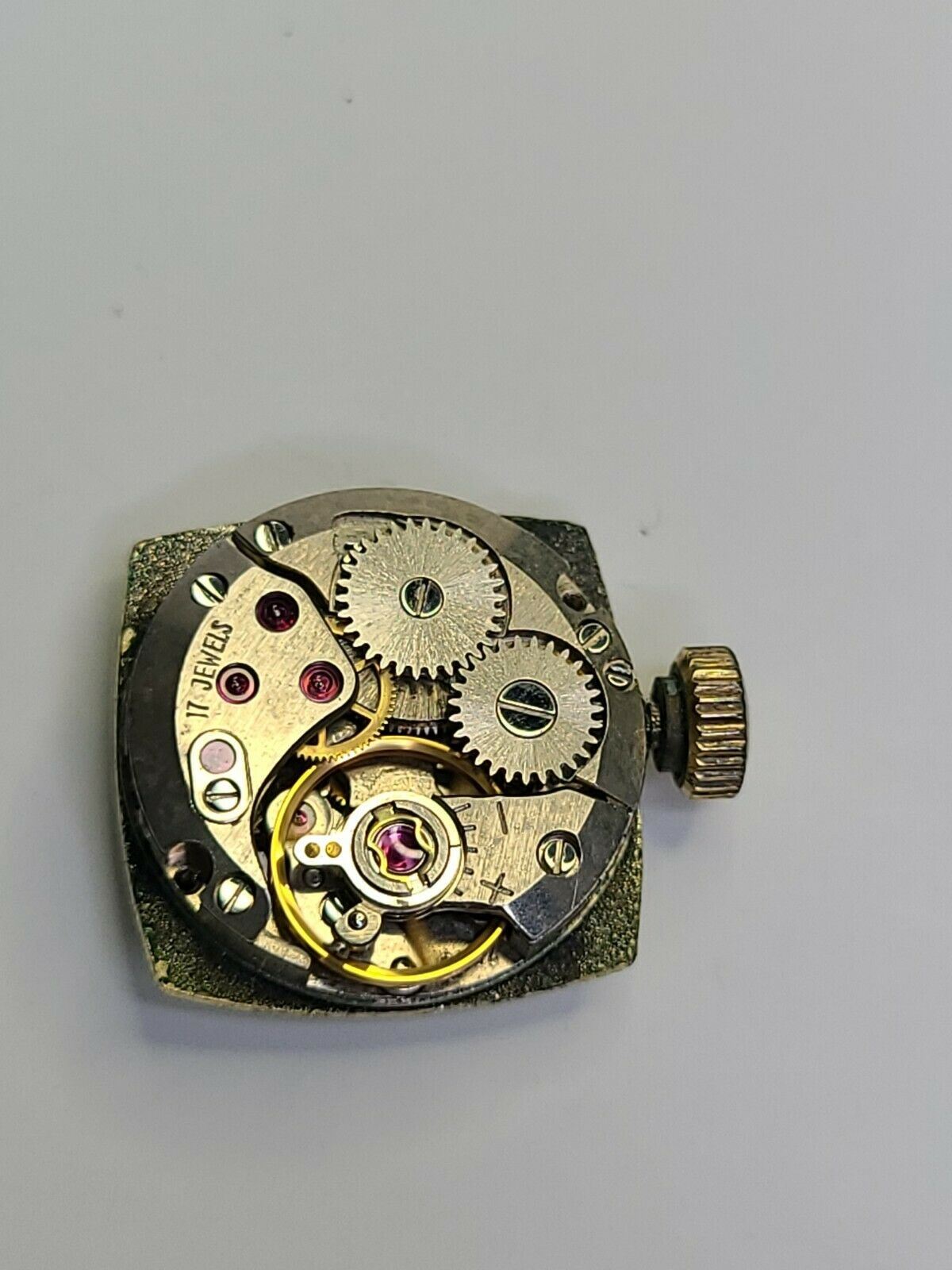 ETA 2442 Diseta Watch Movement 17 Jewels with dial and hands