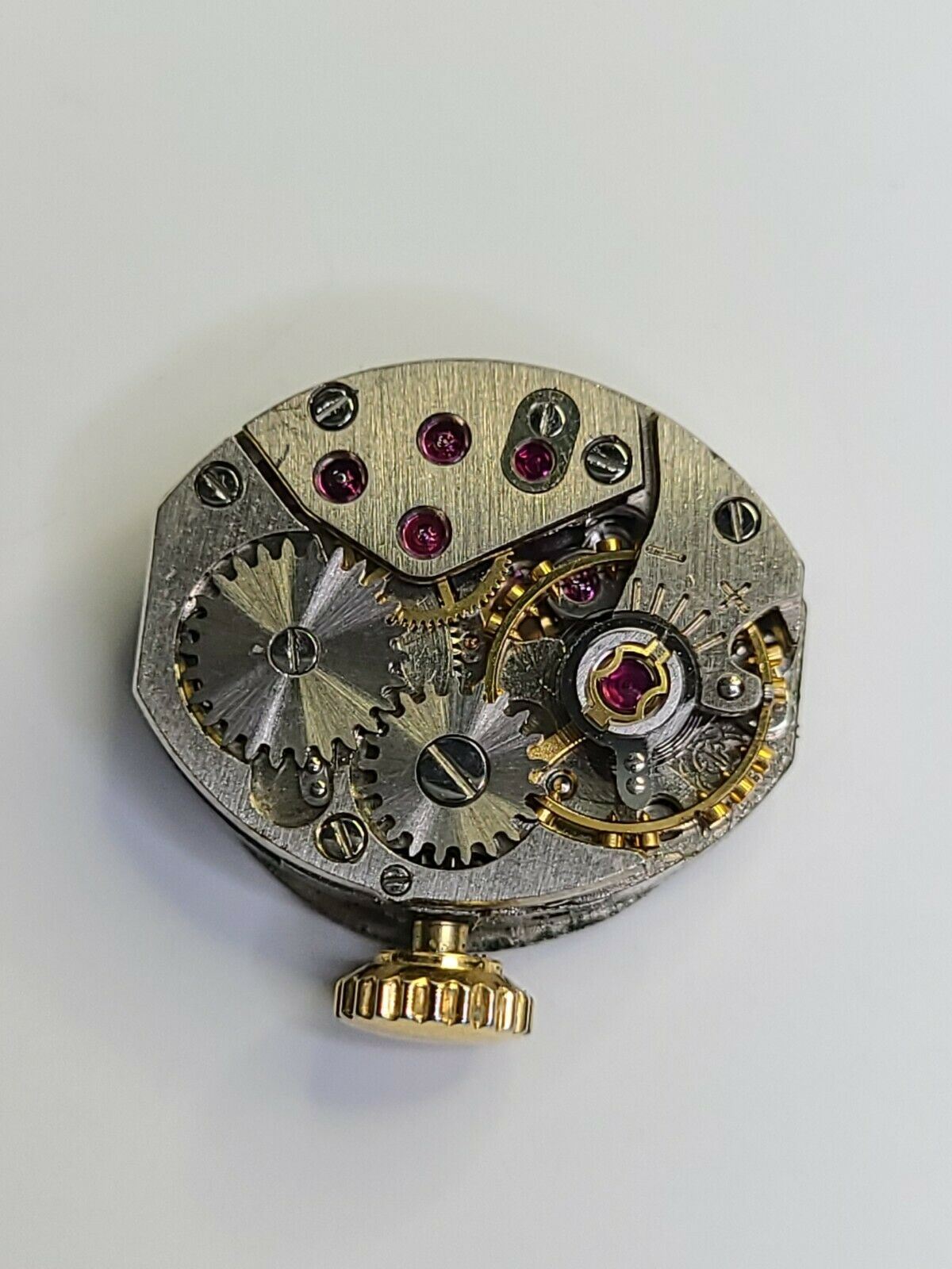 ETA 2485 Tenax Watch Movement 17 Jewels with dial and hands