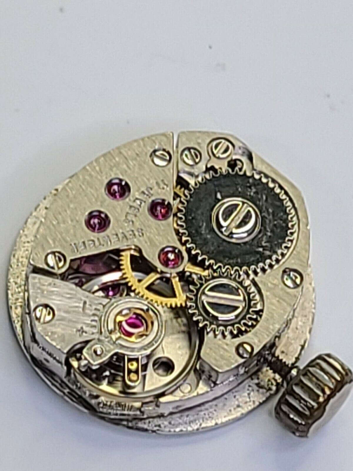 Marty AS Caliber 1977 - 2 INT Watch Movement 17 Jewels with dial and hand