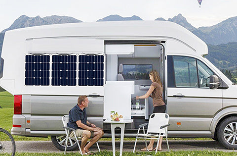 paneles solares para acampar