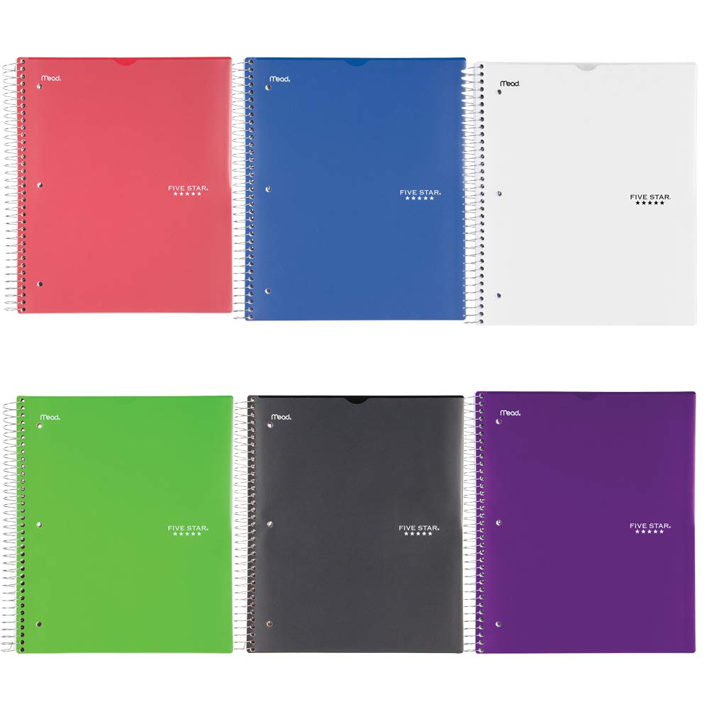 Five Star Customizable Notebook, Wide Ruled, 1 Subject, 11