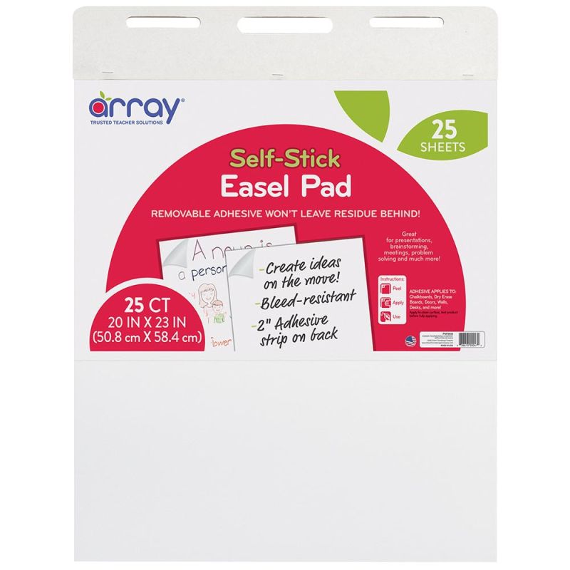 Pacon Array Easel Pad, Self-Adhesive, 20