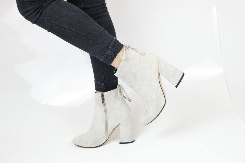 Womens Round Toe Ankle Boots