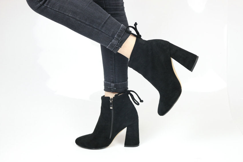 Womens Round Toe Ankle Boots