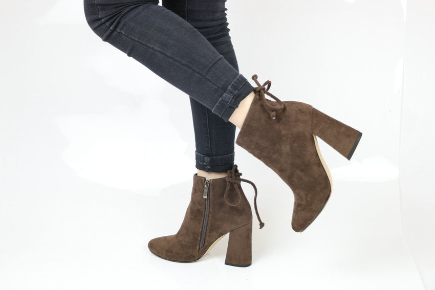 Womens Round Toe Ankle Boots