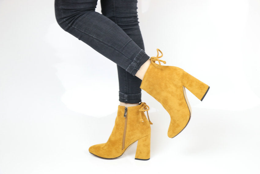 Womens Round Toe Ankle Boots