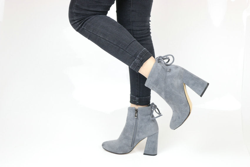 Womens Round Toe Ankle Boots