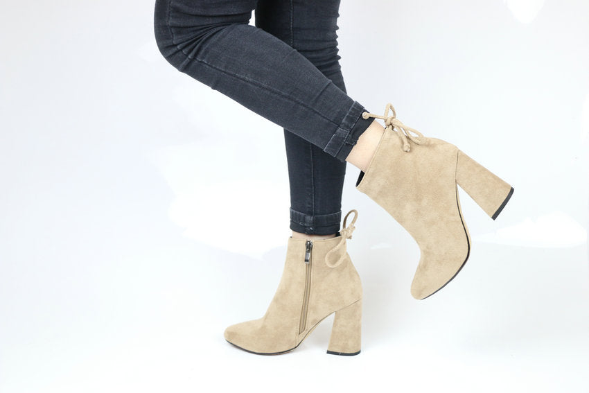 Womens Round Toe Ankle Boots