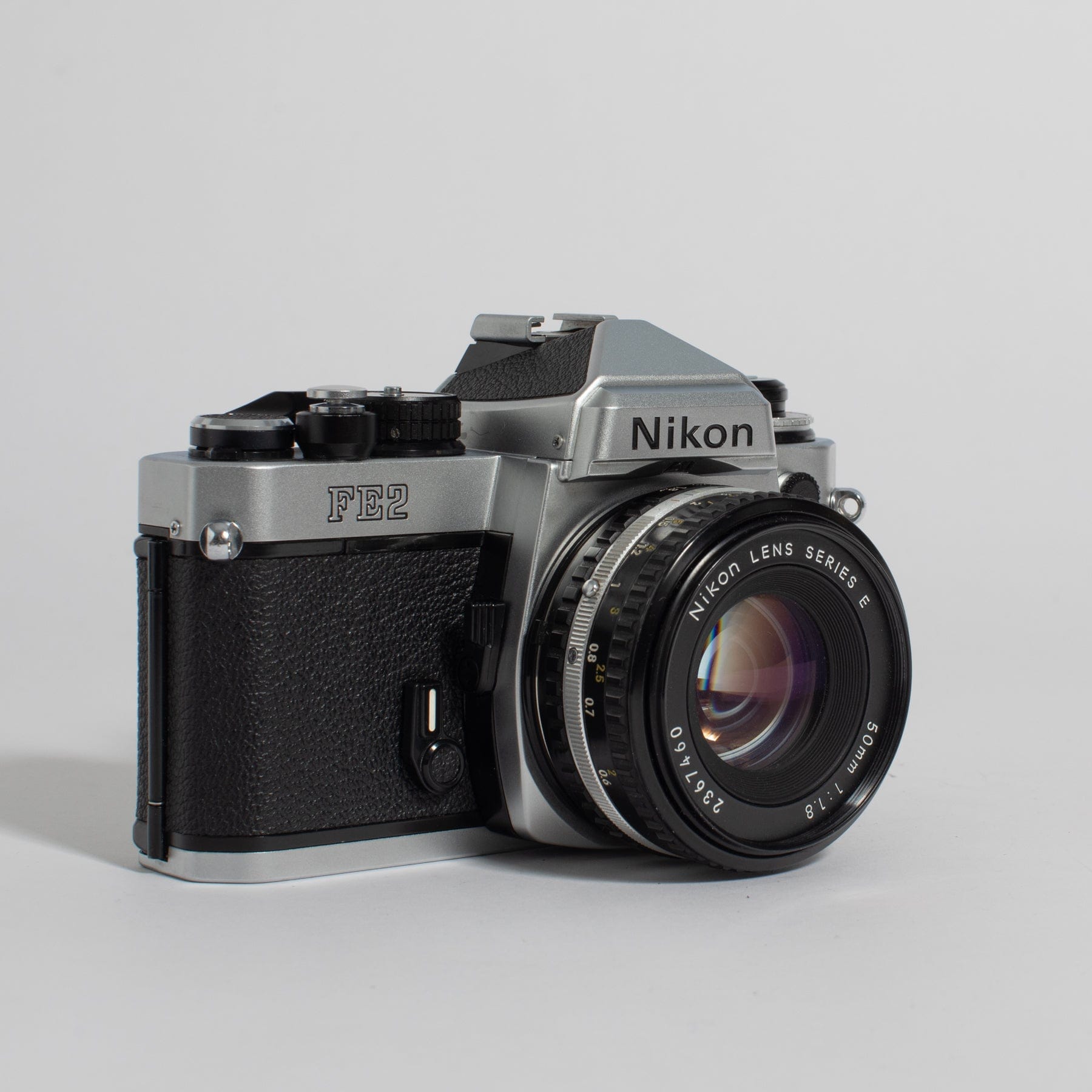 Nikon FE2 with 50mm f/1.8 Series E Lens -- fresh CLA!