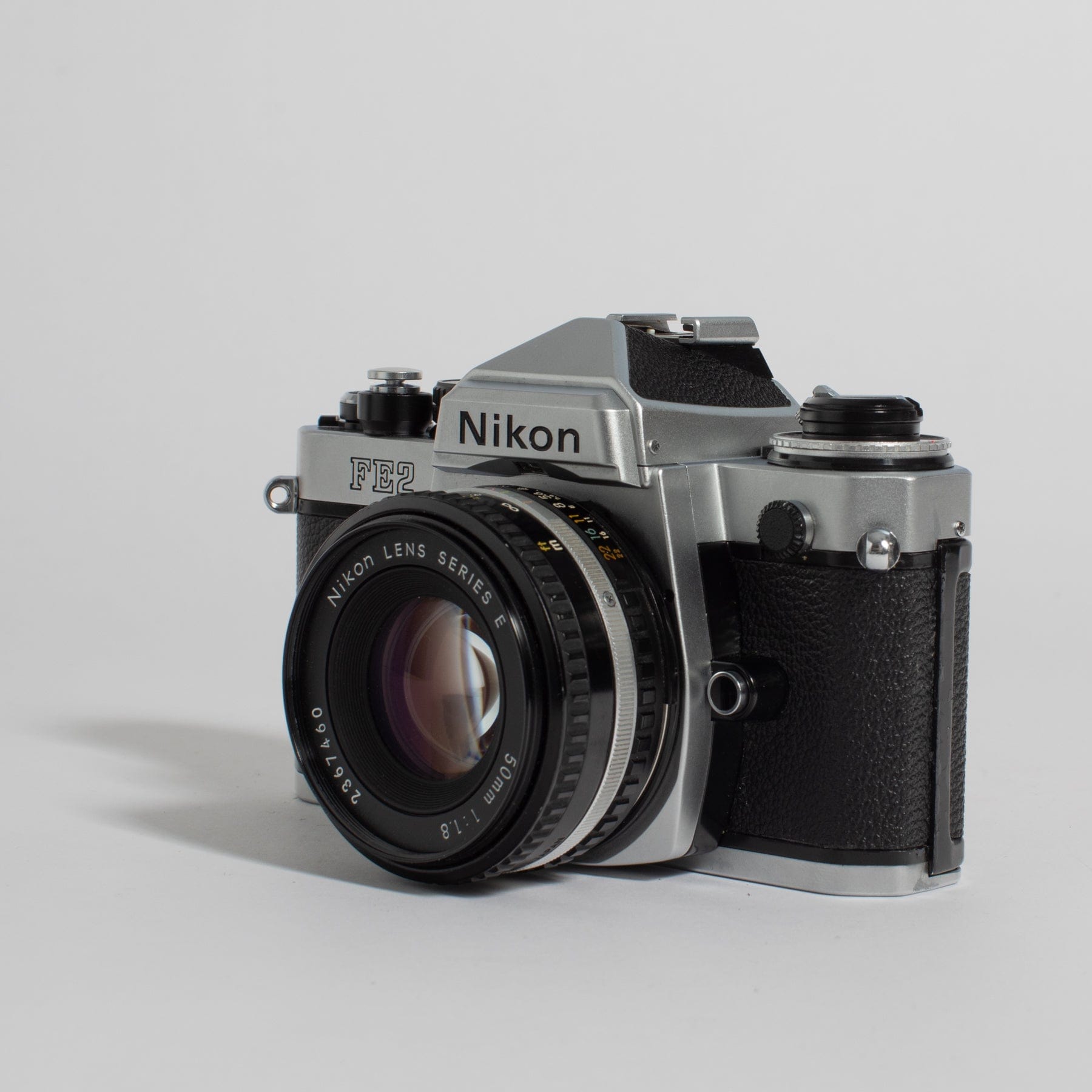 Nikon FE2 with 50mm f/1.8 Series E Lens -- fresh CLA!